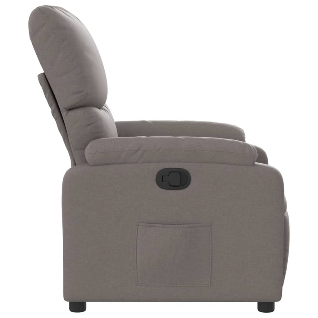 Fauteuil Verstelbaar Stof Taupe Nee Handmatig verstelbaar
