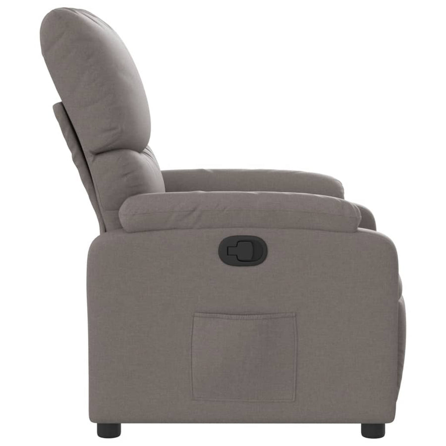 Fauteuil Verstelbaar Stof Taupe Nee Handmatig verstelbaar