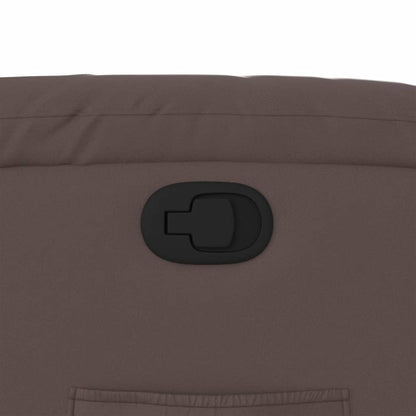 Fauteuil Verstelbaar Kunstleer Bruin Nee Handmatig verstelbaar