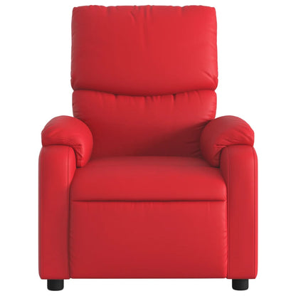 Fauteuil Verstelbaar Kunstleer Rood Nee Handmatig verstelbaar