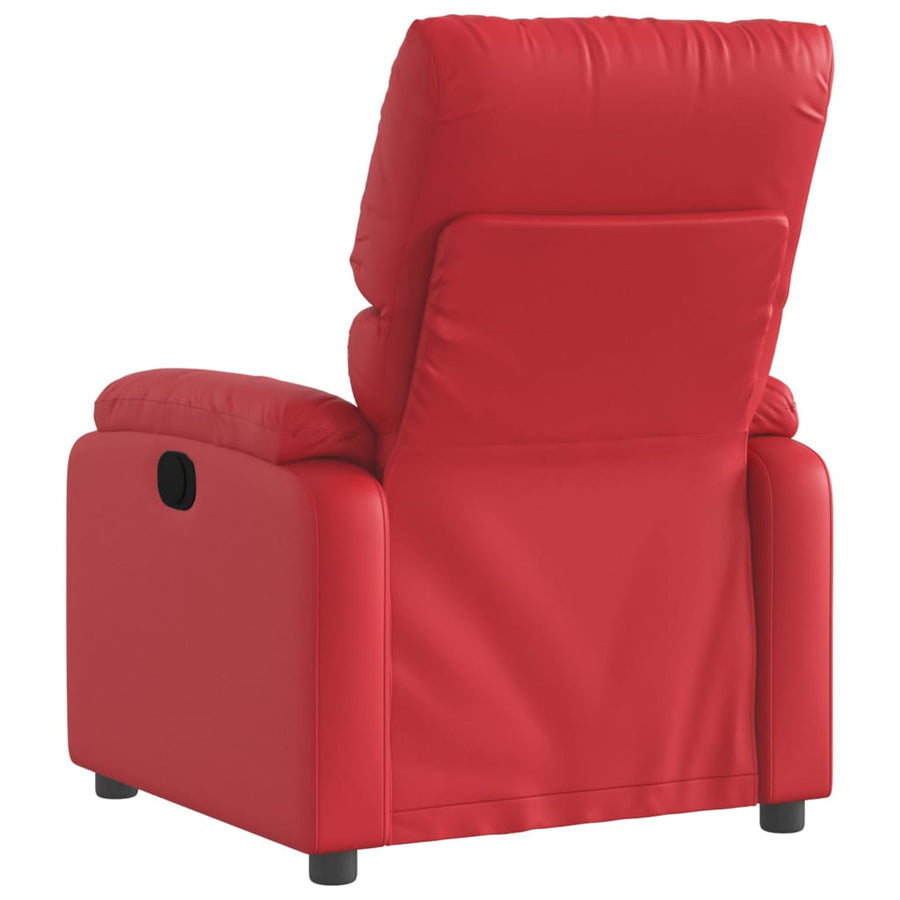 Fauteuil Verstelbaar Kunstleer Rood Nee Handmatig verstelbaar