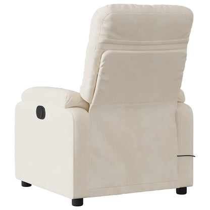 Massagestoel microvezelstof beige