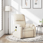 Massagestoel microvezel beige