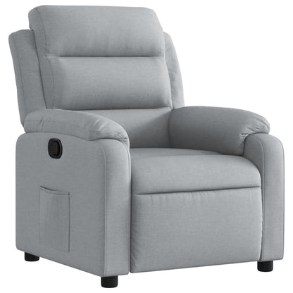 Fauteuil Verstelbaar Stof Lichtgrijs Nee Handmatig verstelbaar