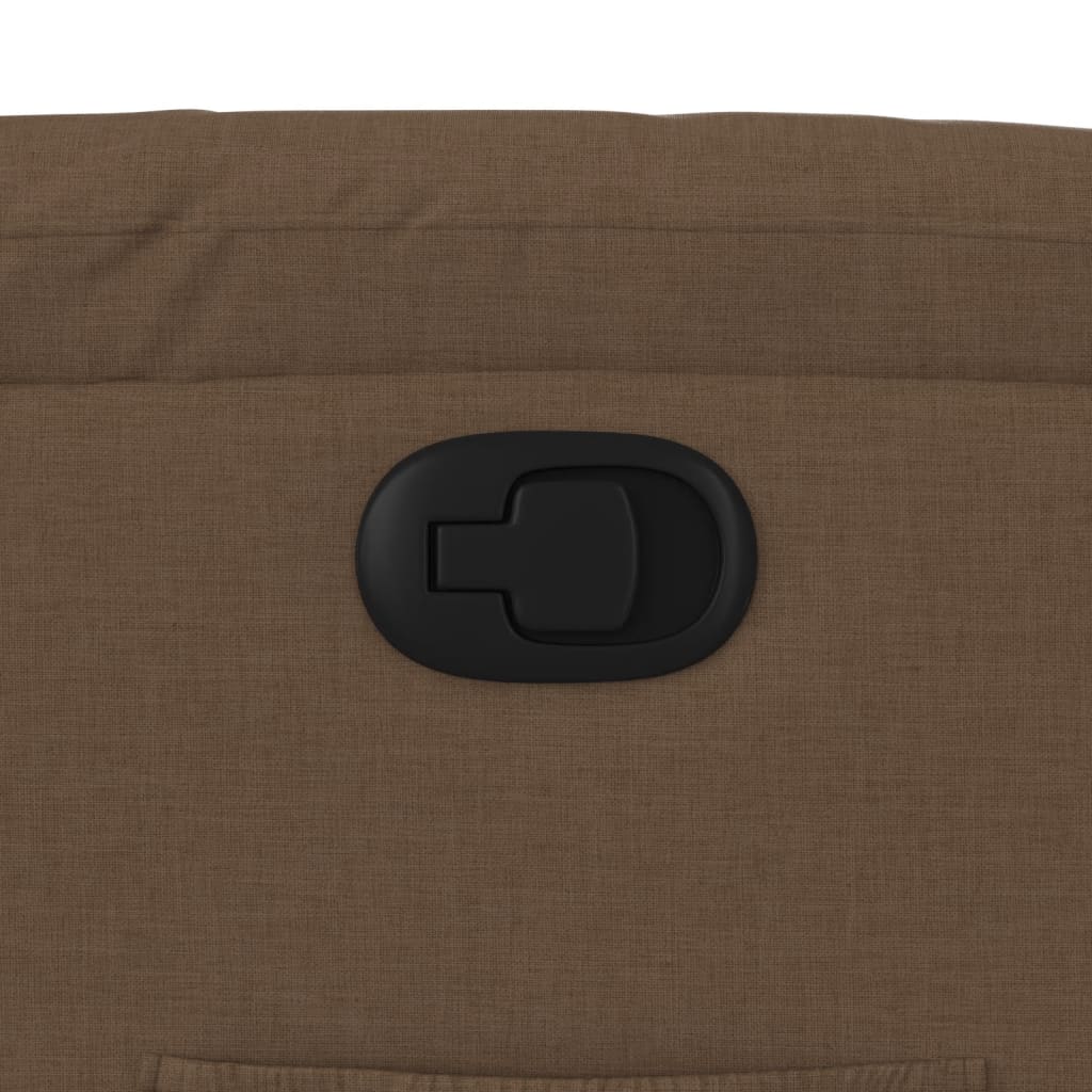 Fauteuil Verstelbaar Stof Bruin Nee Handmatig verstelbaar