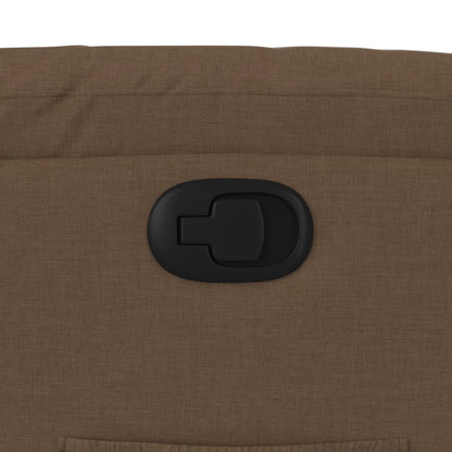 Fauteuil Verstelbaar Stof Bruin Nee Handmatig verstelbaar