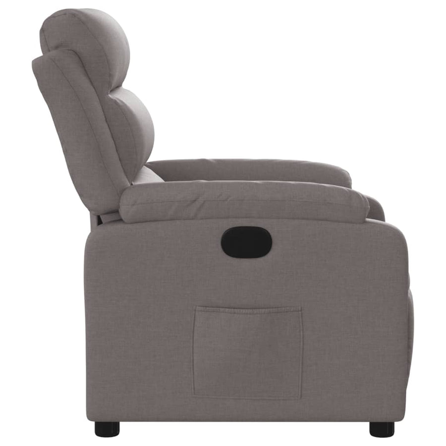 Fauteuil Verstelbaar Stof Taupe Nee Handmatig verstelbaar