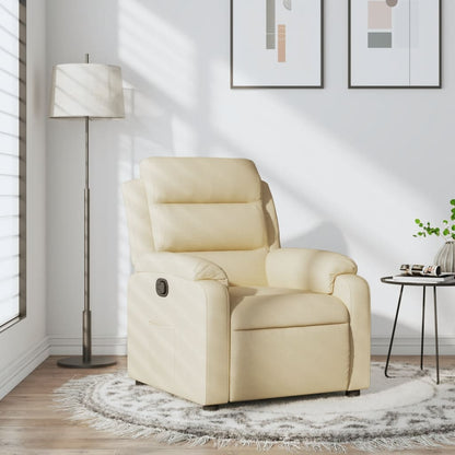 Fauteuil Verstelbaar Stof Kleurig Crème Nee Handmatig verstelbaar