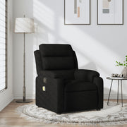 Massage chair adjustable fabric black