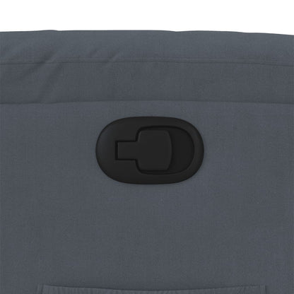 Fauteuil Verstelbaar Fluweel Donkergrijs Nee Handmatig verstelbaar