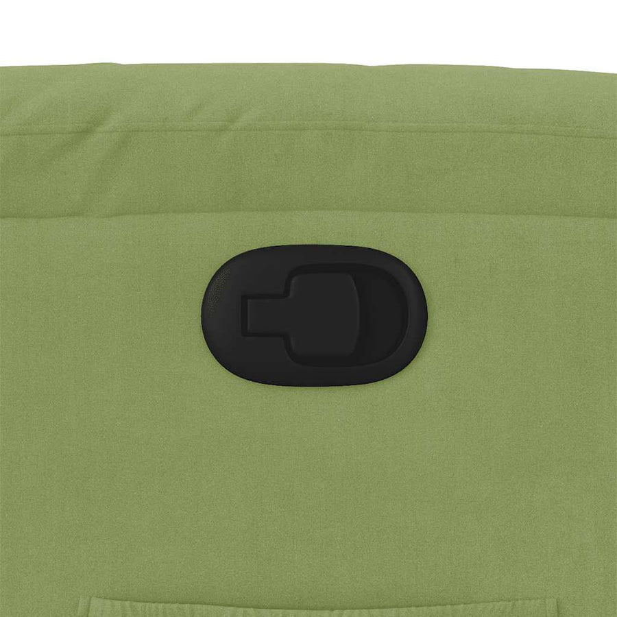 Fauteuil verstelbaar fluweel lichtgroen