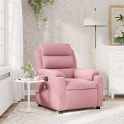 Massagestoel roze fluweel