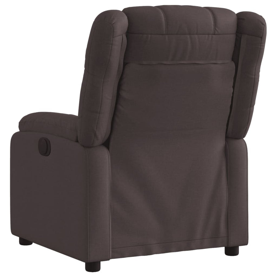 Fauteuil Verstelbaar Stof Donkerbruin 1 Nee