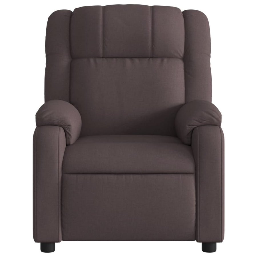 Fauteuil Verstelbaar Stof Donkerbruin 1 Nee