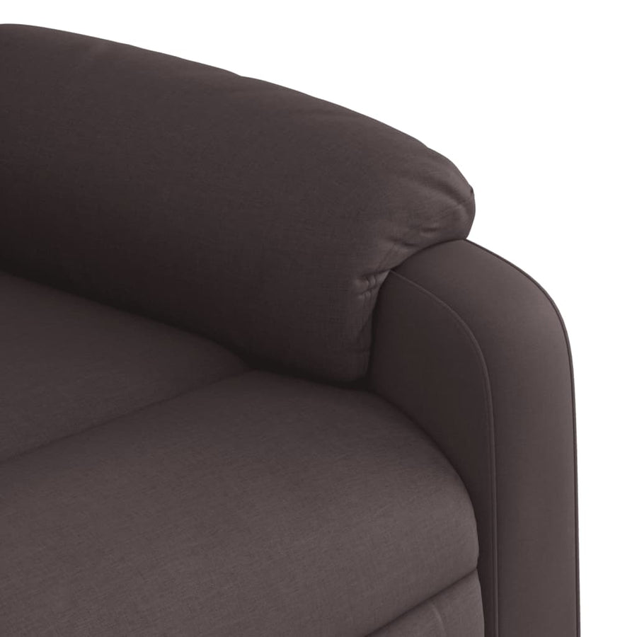 Fauteuil Verstelbaar Stof Donkerbruin 1 Nee