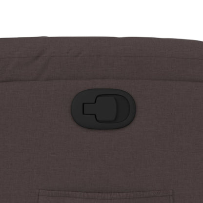 Fauteuil Verstelbaar Stof Donkerbruin 1 Nee