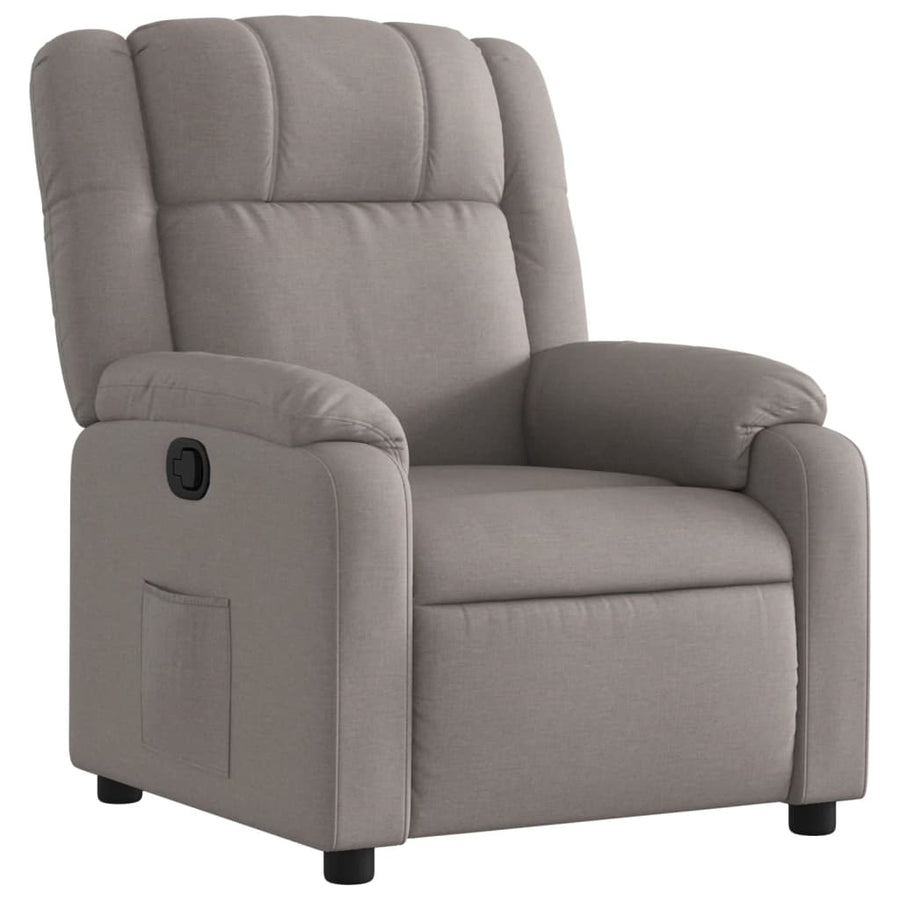 Fauteuil Verstelbaar Stof Taupe Nee Handmatig verstelbaar