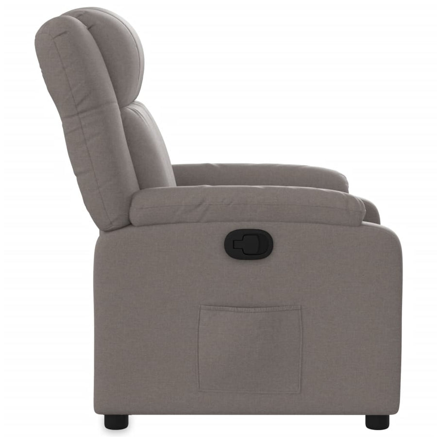Fauteuil Verstelbaar Stof Taupe Nee Handmatig verstelbaar