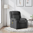 Massage chair adjustable fabric dark gray