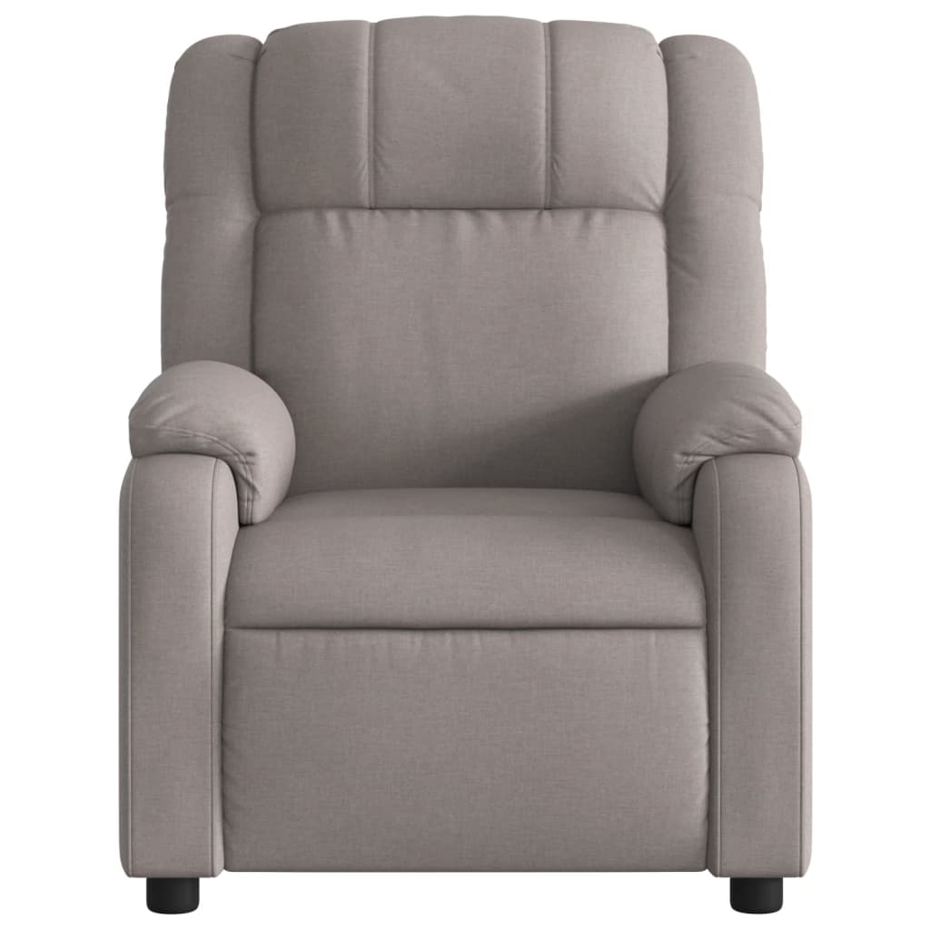 Massagestoel verstelbaar stof taupe