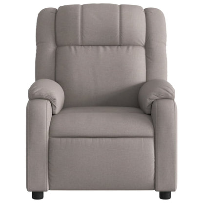 Massagestoel verstelbaar stof taupe