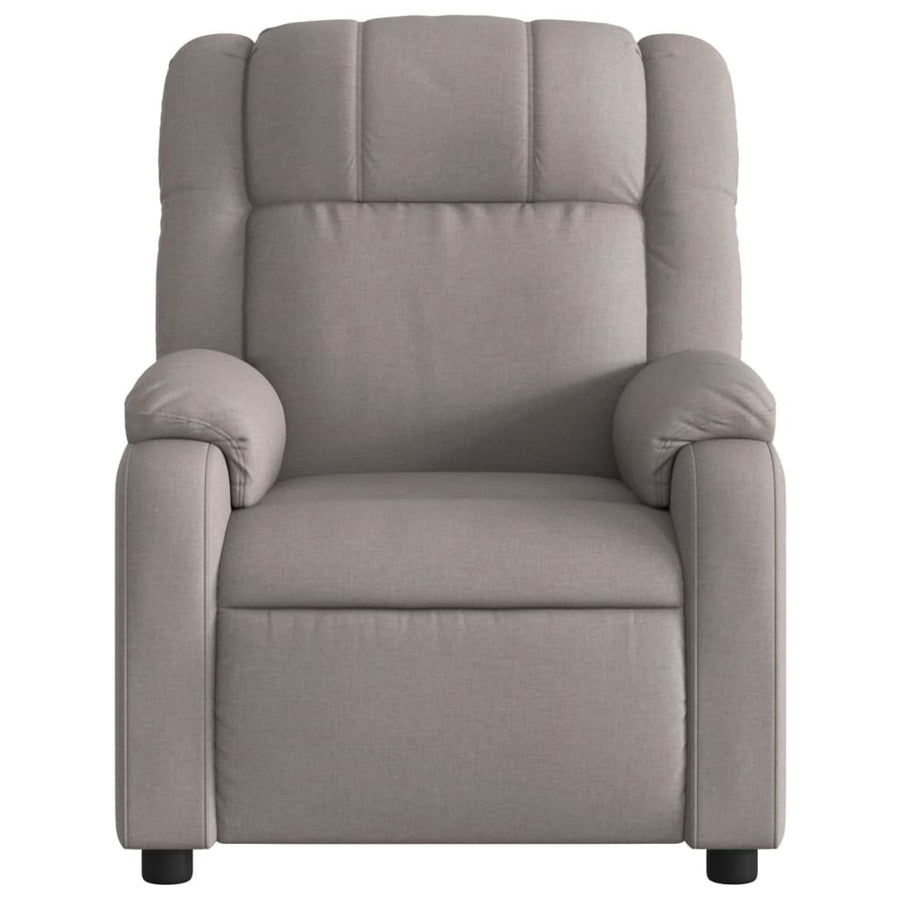 Massagestoel verstelbaar stof taupe