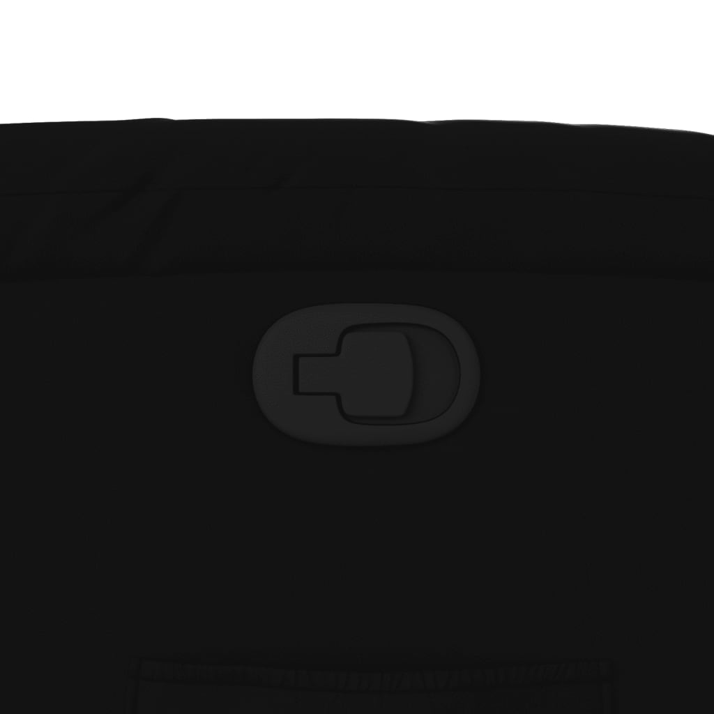 Fauteuil Verstelbaar Kunstleer Zwart Nee Handmatig verstelbaar