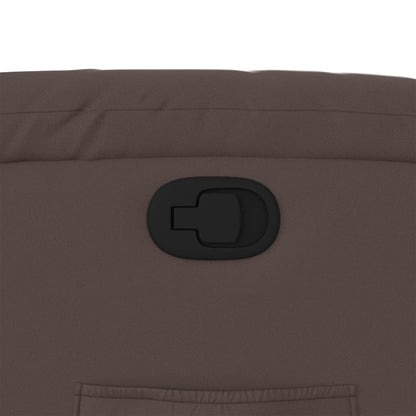 Fauteuil Verstelbaar Kunstleer Bruin Nee Handmatig verstelbaar