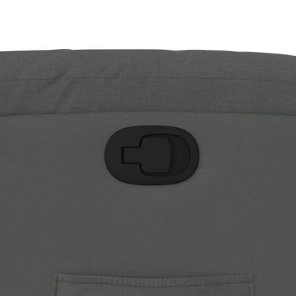 Fauteuil Verstelbaar Stof Donkergrijs Nee Handmatig verstelbaar