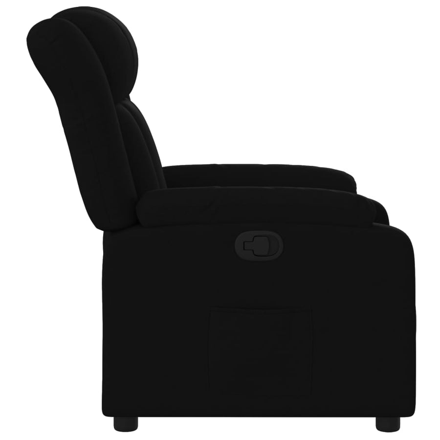 Fauteuil Verstelbaar Stof Zwart Nee Handmatig verstelbaar