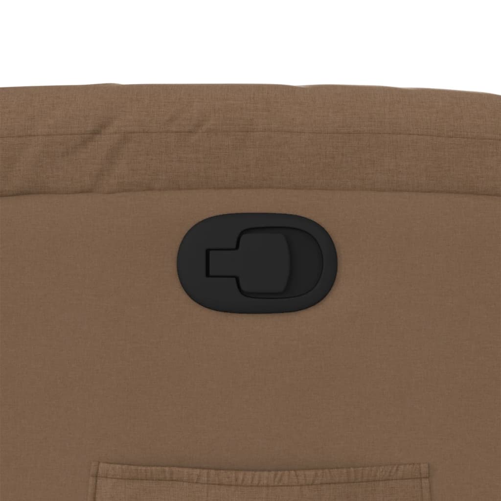 Fauteuil Verstelbaar Stof Bruin Nee Handmatig verstelbaar