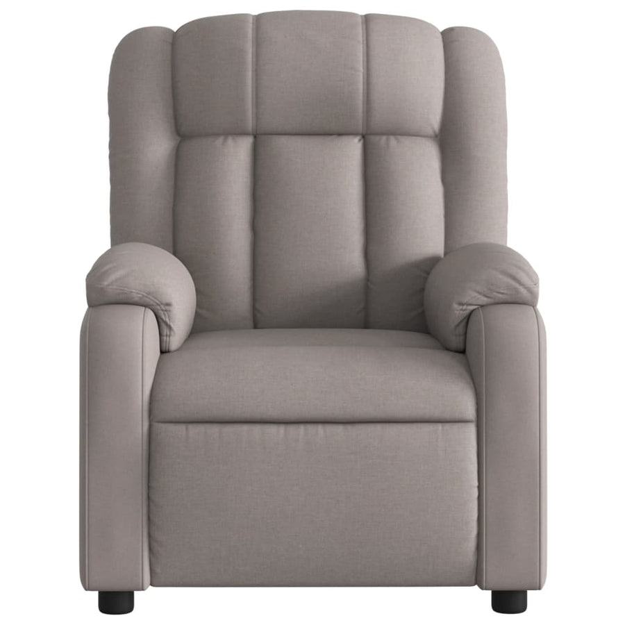 Fauteuil Verstelbaar Stof Taupe Nee Handmatig verstelbaar
