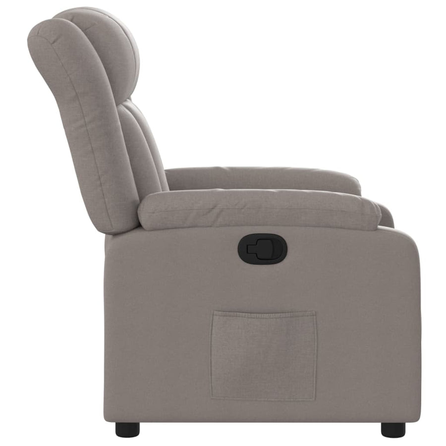 Fauteuil Verstelbaar Stof Taupe Nee Handmatig verstelbaar