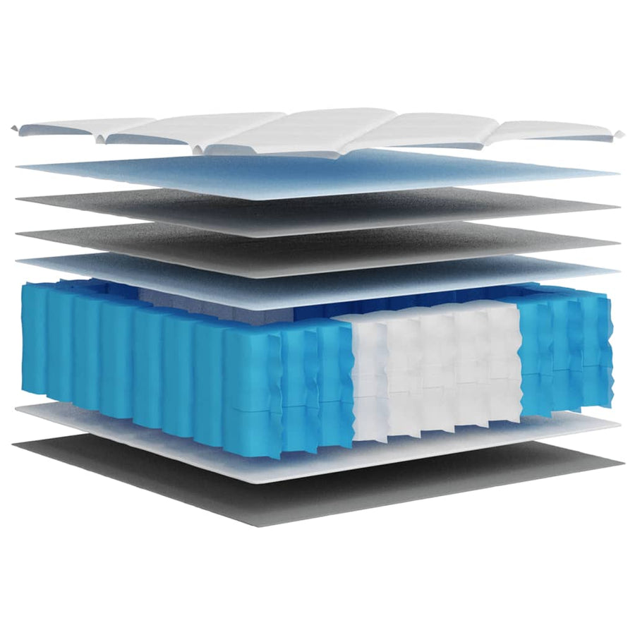 Pocketveringmatras middelhard-hard 80x200 cm