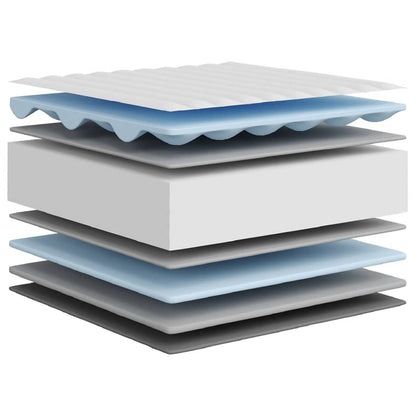 Schuimmatras middelzacht 90x190 cm Single Size