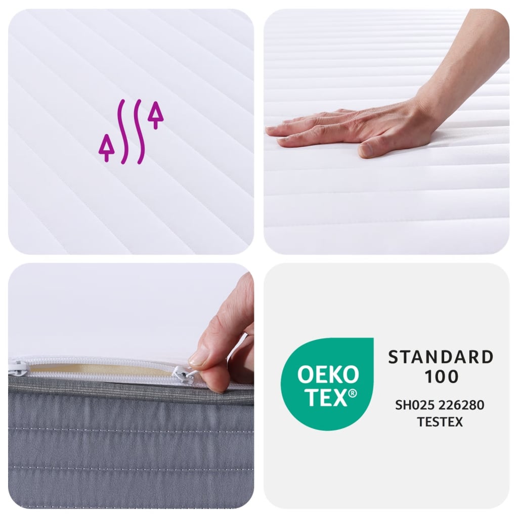 Schuimmatras middelzacht 90x190 cm Single Size