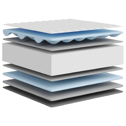 Schuimmatras middelzacht 90x190 cm Single Size