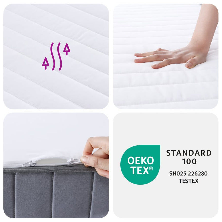 Schuimmatras middelzacht 90x190 cm Single Size