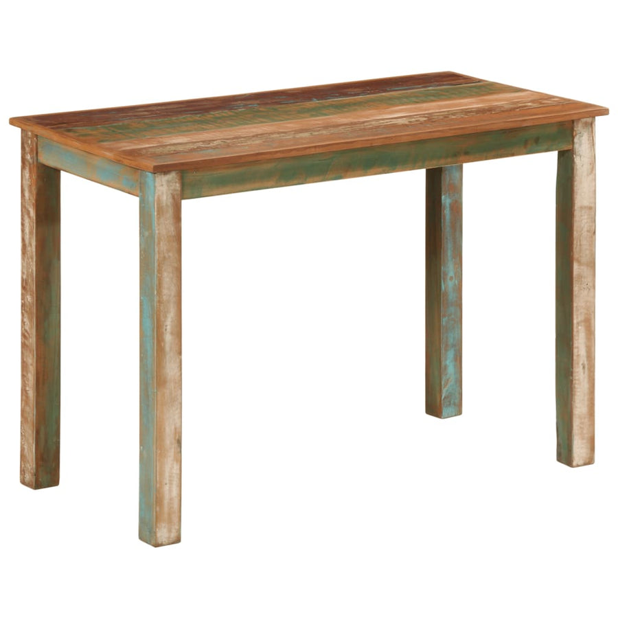 Eettafel 110x55x76 cm gerecycled massief mangohout
