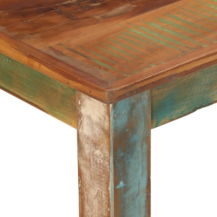 Eettafel 110x55x76 cm gerecycled massief mangohout