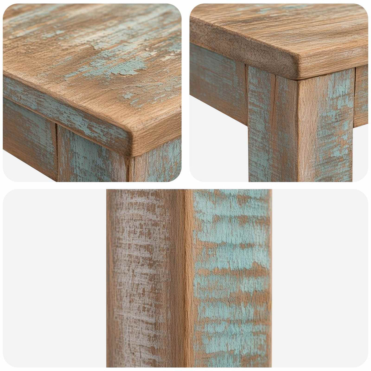 Bartafel 110 x 55 x 100 cm Massief gerecycled hout Meerkleurig
