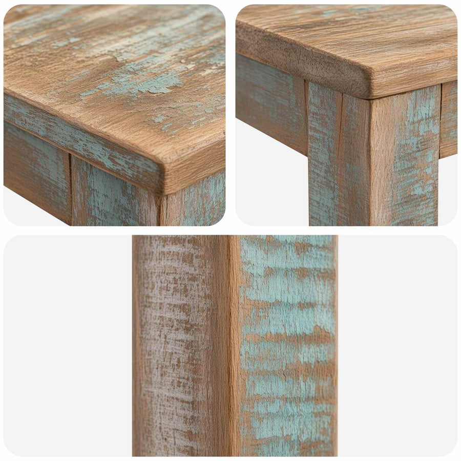 Bartafel 110 x 55 x 100 cm Massief gerecycled hout Meerkleurig