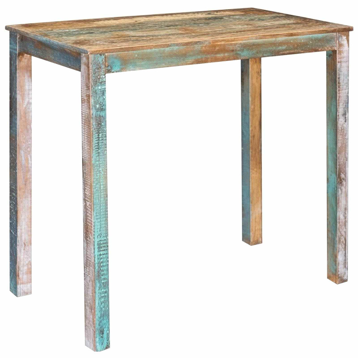 Bartafel 110 x 55 x 100 cm Massief gerecycled hout Meerkleurig