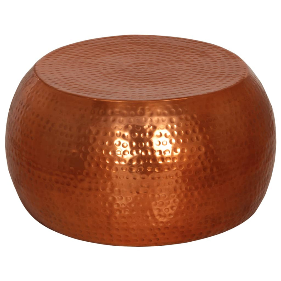 Salontafel Ø 55x28 cm aluminium messing