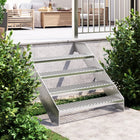 Stair tread grating 90x24x7 cm galvanized steel