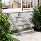 Stair tread grating 60x24x7 cm galvanized steel