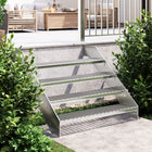 Stair tread grating 100x24x7 cm galvanized steel
