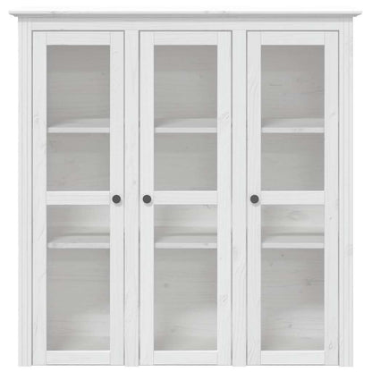 Hoge Kast Bodo 115,5X43X200,5 Cm Massief Grenenhout Wit