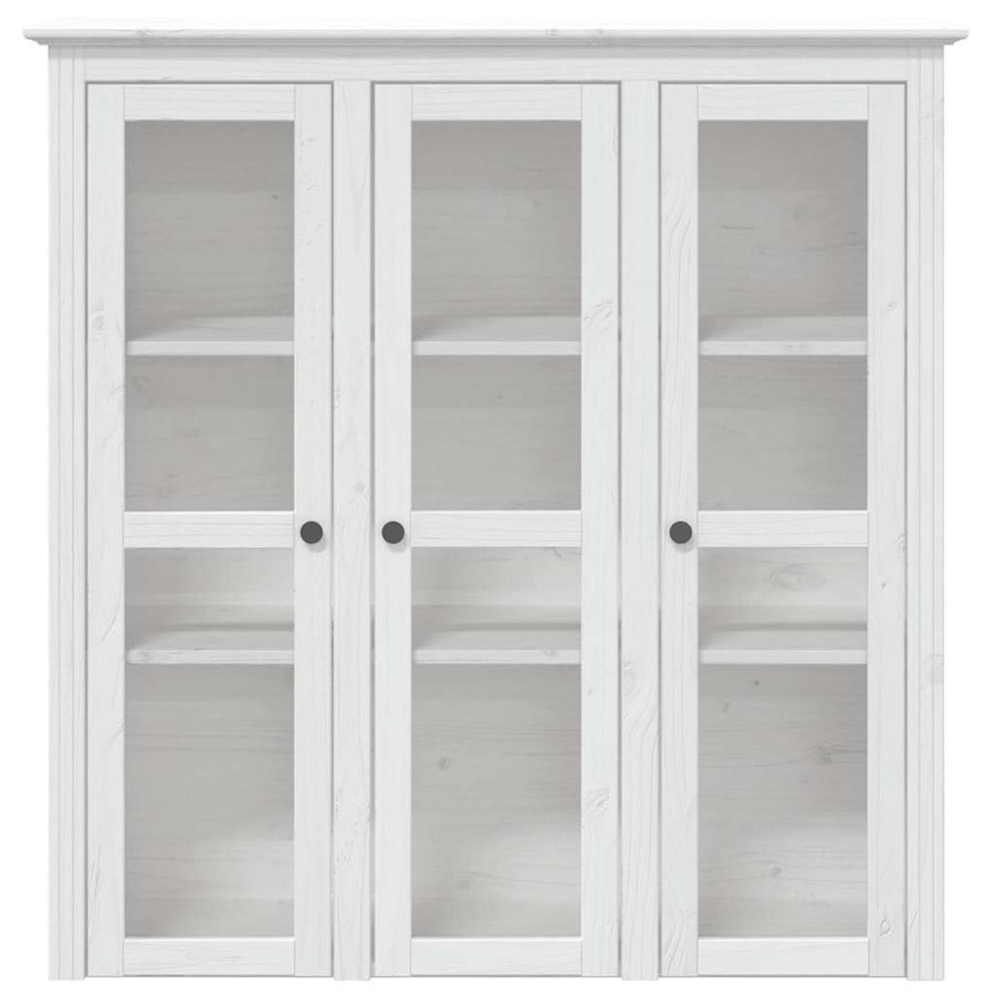 Hoge Kast Bodo 115,5X43X200,5 Cm Massief Grenenhout Wit