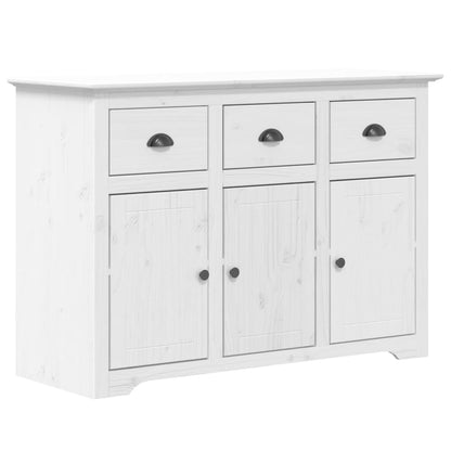 Hoge Kast Bodo 115,5X43X200,5 Cm Massief Grenenhout Wit